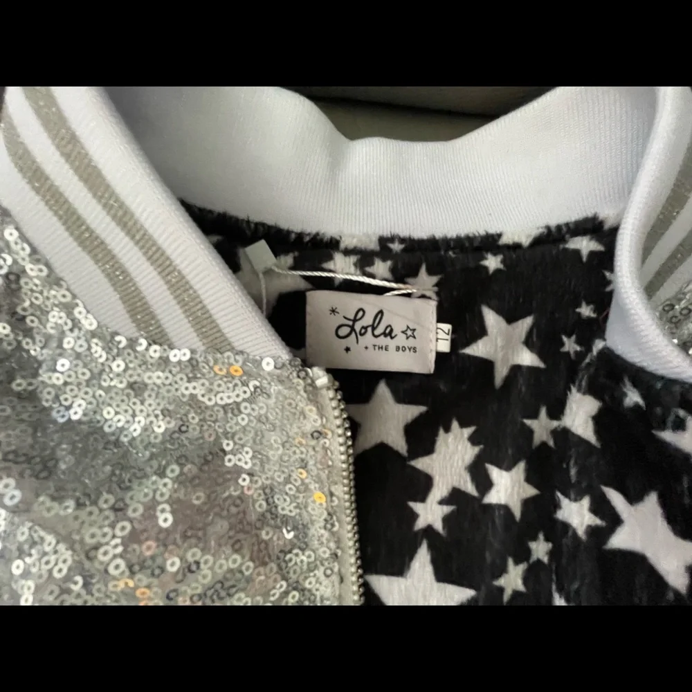 Lola + the Boys, girls unicorn sequin bomber size 8 & 12. - Picture 6 of 8